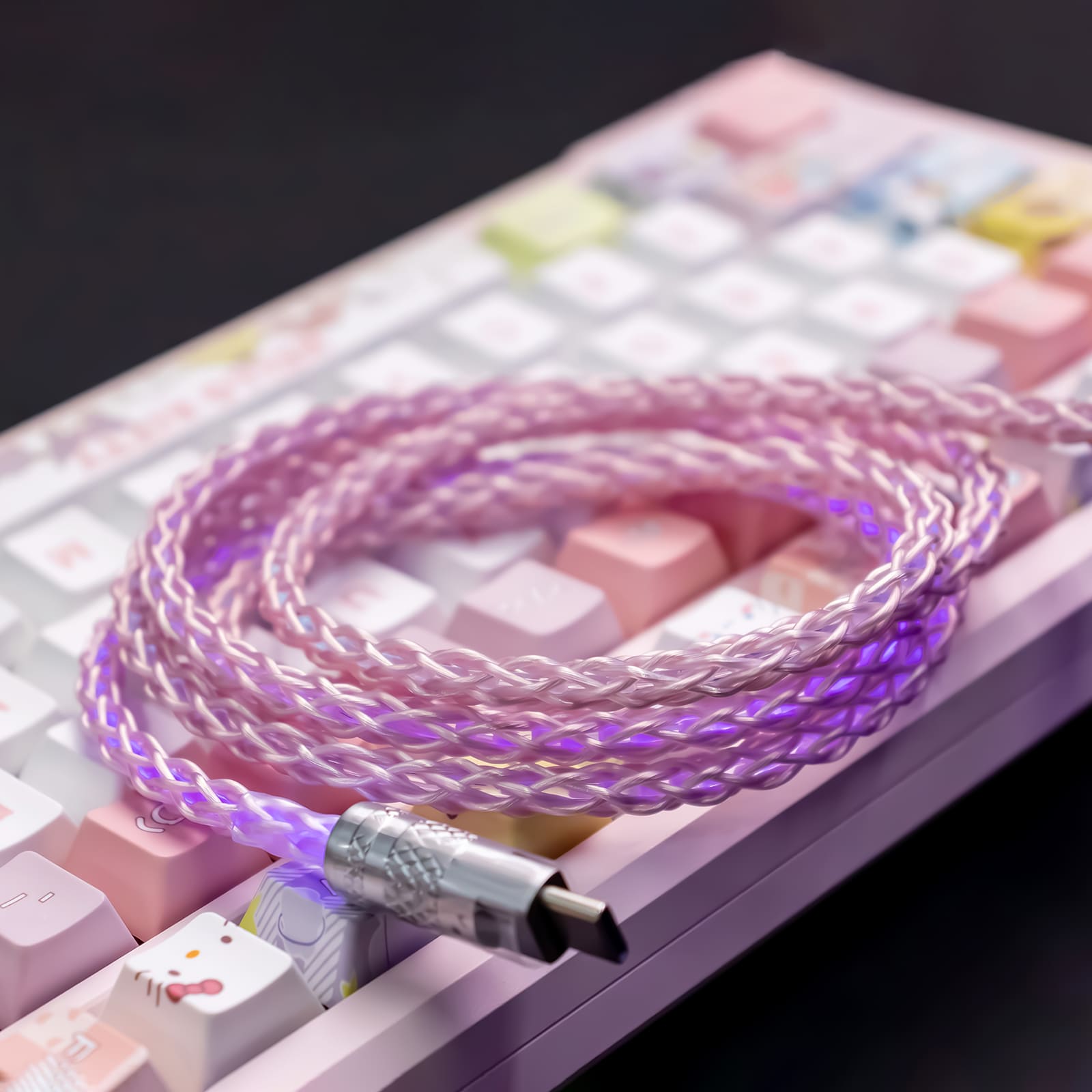 RGB Gaming Keyboard USB-C CABLE